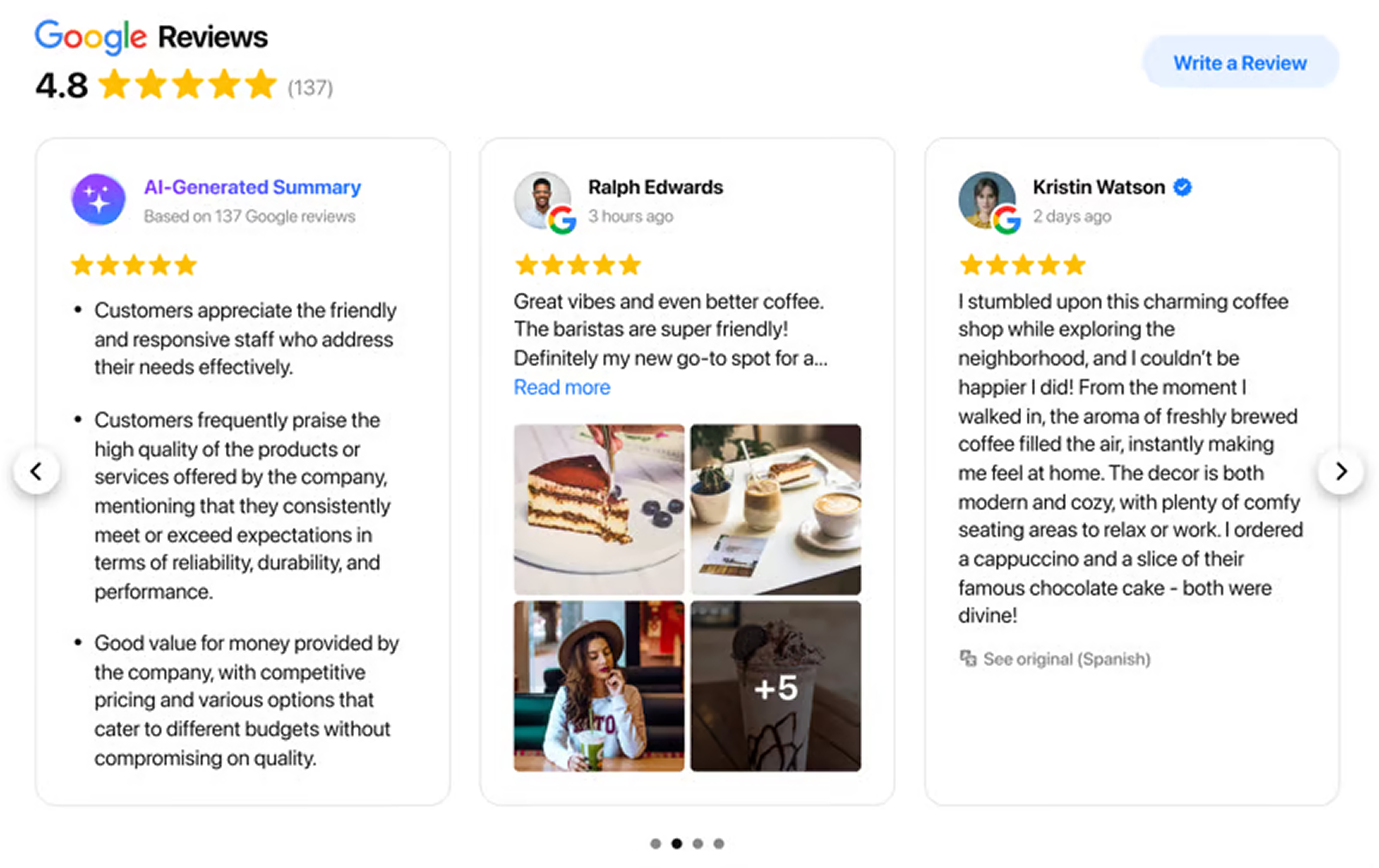 Google Reviews placeholder
